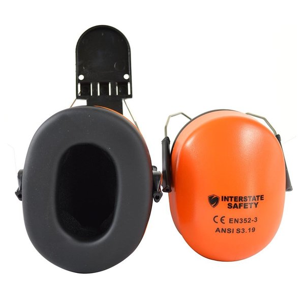 Interstate Safety Cap Mounted / Hard Hat Attachable Earmuff - 29 dB NRR - ANSI S 3.19 40406